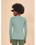 Longsleeve Fem New Fit Verde Agua Upf50+