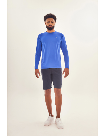 Longsleeve Uvpro Brasil Masc Cobalto Upf50+