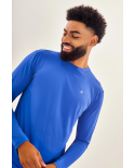 Longsleeve Uvpro Brasil Masc Cobalto Upf50+