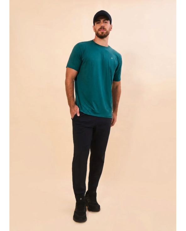 T-Shirt New Fit Masc Petroleo Upf50+