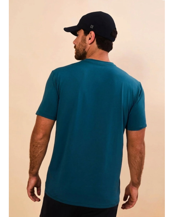 T-Shirt New Fit Masc Petroleo Upf50+