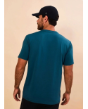 T-Shirt New Fit Masc Petroleo Upf50+