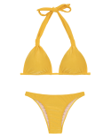 Żółte Wiązane Na Szyi Bikini - Tempero Cortinao