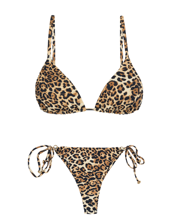 Bikini Con Perizoma Stampa Leopardata...