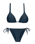 Triangel-Bikini Blau Schimmernd, Accessoire - Shark Inv Comfort