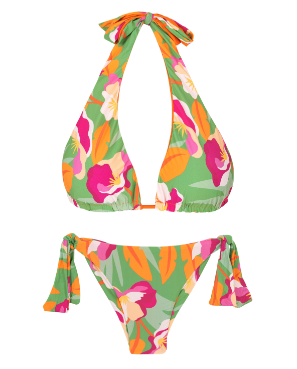 Set Green-Bloom Halter-Double Italy