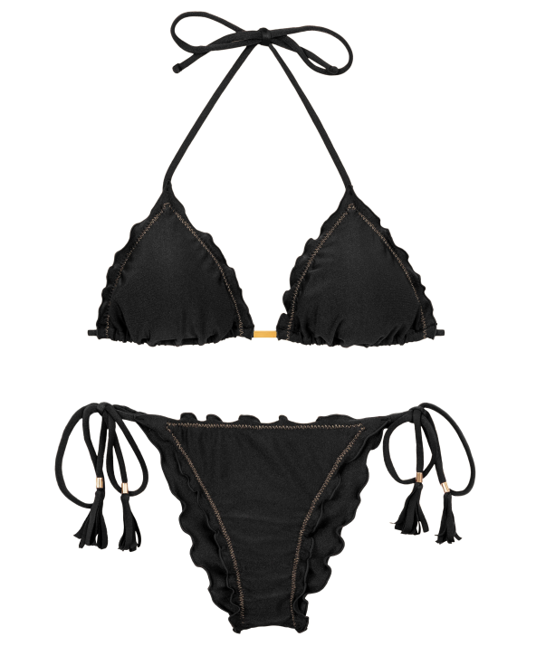 Set Shimmer-Black Frufru