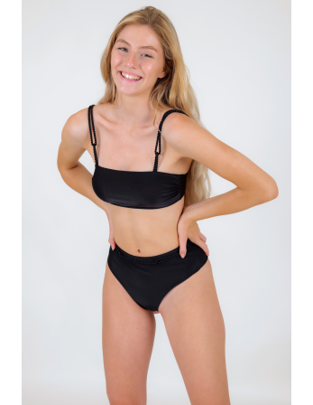 Set Shimmer-Black Bandeau-Reto Hotpants 2