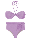 Set Shimmer-Harmonia Twist Belted-High-Waist