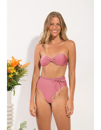 Set Shimmer-Confetti Twist Belted-High-Waist 2