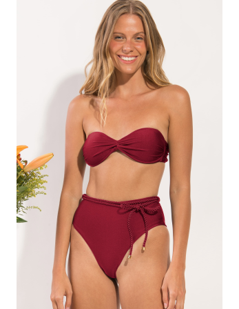 Set Shimmer-Divino Twist Belted-High-Waist