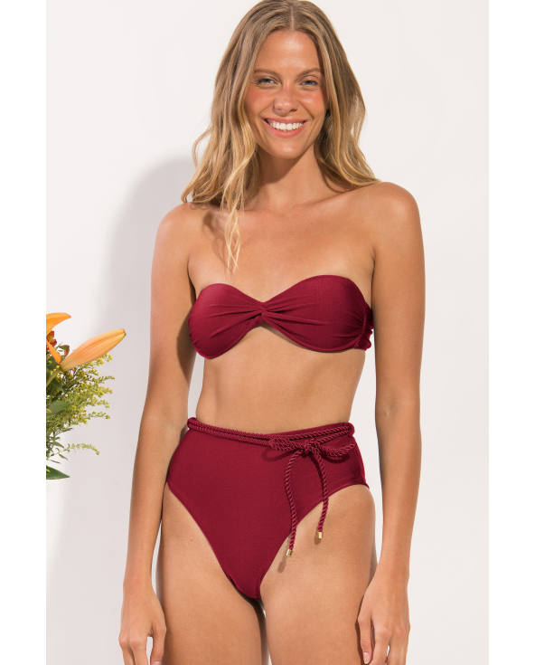 Set Shimmer-Divino Twist Belted-High-Waist