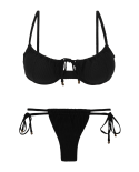 Set Dots-Black Balconet-Tie Pipa