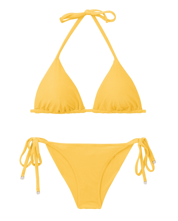 Set Malibu-Yellow Tri-Inv Cheeky-Tie