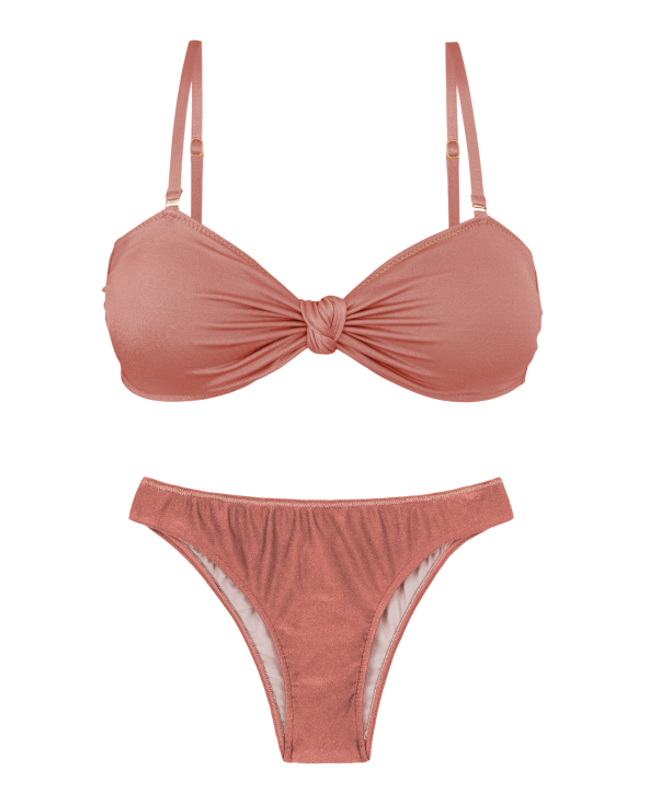 Set Shimmer-Copper Bandeau-Joy Essential