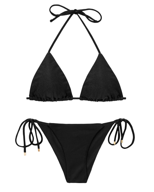 Set Shimmer-Black Tri-Inv Cheeky-Tie