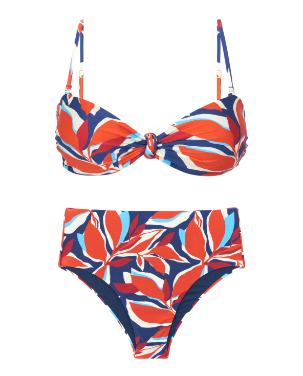 Set Leaves Bandeau-Joy Hotpants