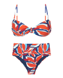 Set Leaves Bandeau-Joy Hotpants