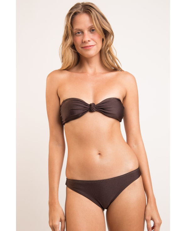 Set Shimmer-Coffee Bandeau-Joy Essential