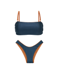 Set Nocciola Bandeau-Reto High-Leg