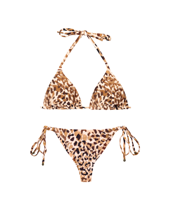 Set Leopard Tri-Inv Cheeky-Tie