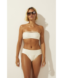 Bikini Media Onca Bordada Off White