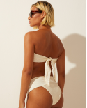 Bikini Media Onca Bordada Off White