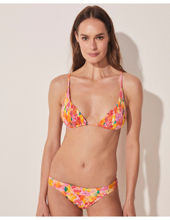 Bikini Cor Fixa Floral Pincelado