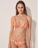 Bikini Cor Fixa Floral Pincelado