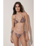 Bikini Cortininha Lacinho Onca Pintada