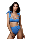 Set Azul-Celeste Eyelet