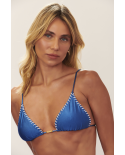 Set Azul-Branco Triangulo Lacinho-Tahiti