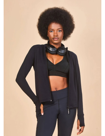 Jacket Fem New Fit Black Upf50+
