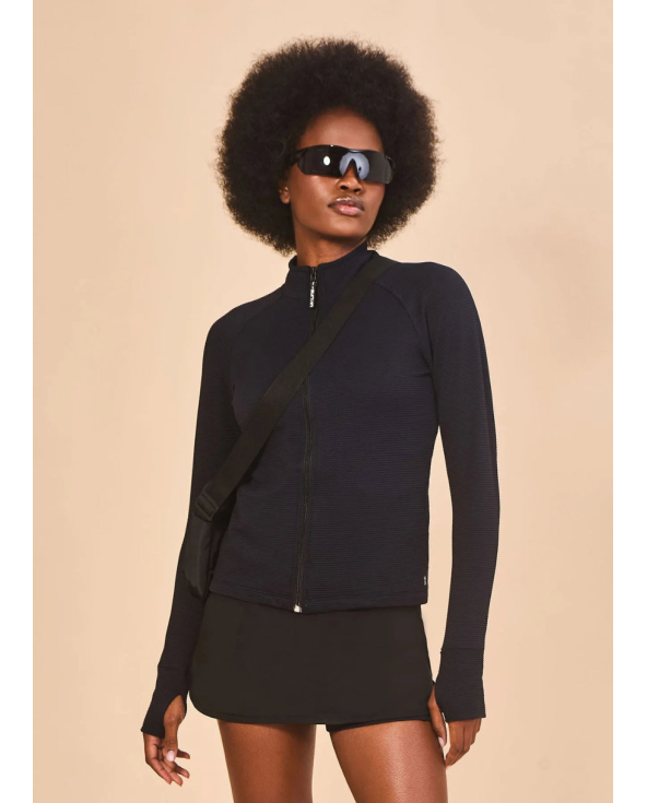 Jacket Fem New Fit Black Upf50+
