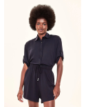 Shorts Fem Basic Black Upf50+