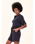 Shorts Fem Basic Black Upf50+