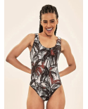 Swimsuit Coqueiros Bege Upf50+