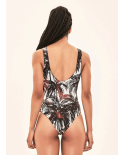 Swimsuit Coqueiros Bege Upf50+