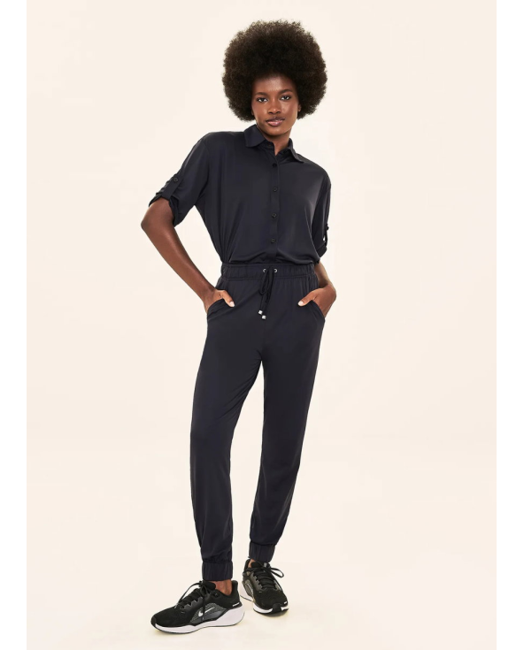 Pants Fem Basic Black Upf50+
