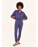 Pants Fem Basic Navy Blue Upf50+
