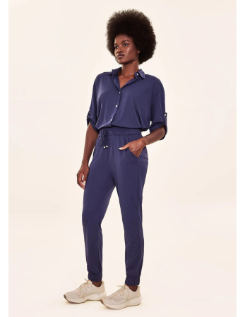 Pants Fem Basic Navy Blue Upf50+ 2