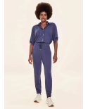 Pants Fem Basic Navy Blue Upf50+