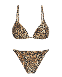 Verstellbarer Scrunch-Bikini, Leopardenprint - Leopardo Inv Comfort