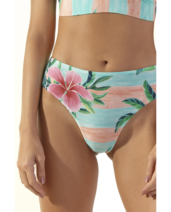 Bustier-Bikini Mit Tropenprint - Pacifico...