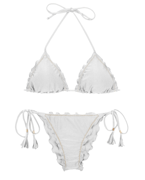 Set Shimmer-White Frufru