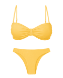 Set Malibu-Yellow Bandeau-Duo Essential