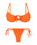 Set Dots-Orange Balconet-Tie Pipa
