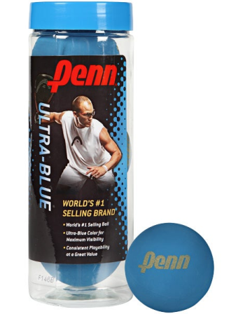 Racquetball - Kit Of 3 Balls - Ultra Blue 2