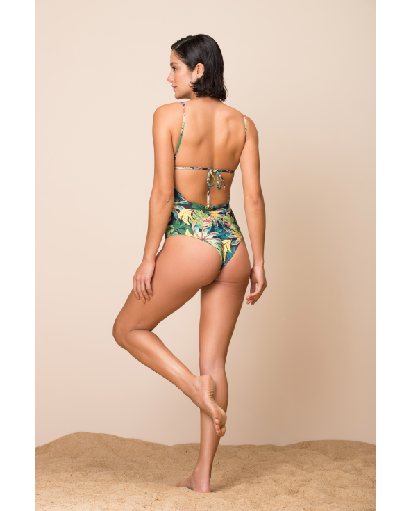 Decote V Tropicool Preto