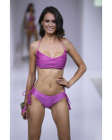 Pembe Yanları Bağcıklı Bikini Altı - Bottom Cairo Rosa Perfume